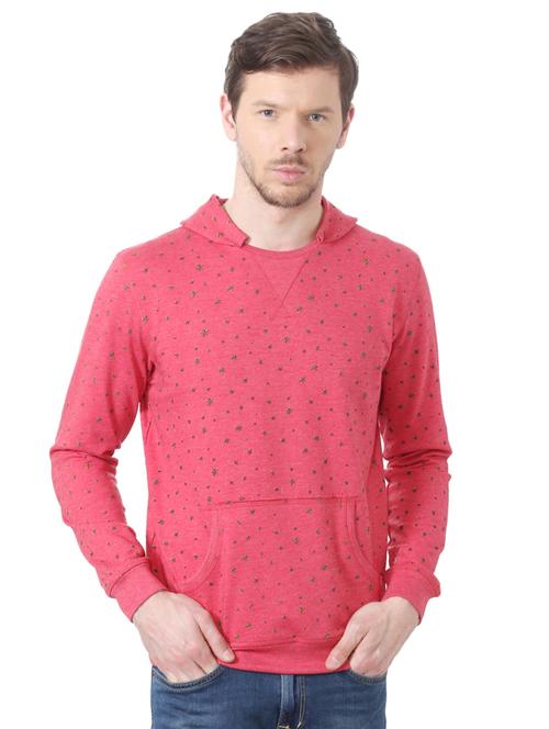 red all over print sweatshirt - 15312526 - Standard Image - 1