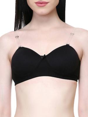 set of 2 lightly padded solid bras - 15312696 - Standard Image - 2
