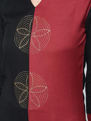 block printed straight kurta - 15312996 - Standard Image - 5