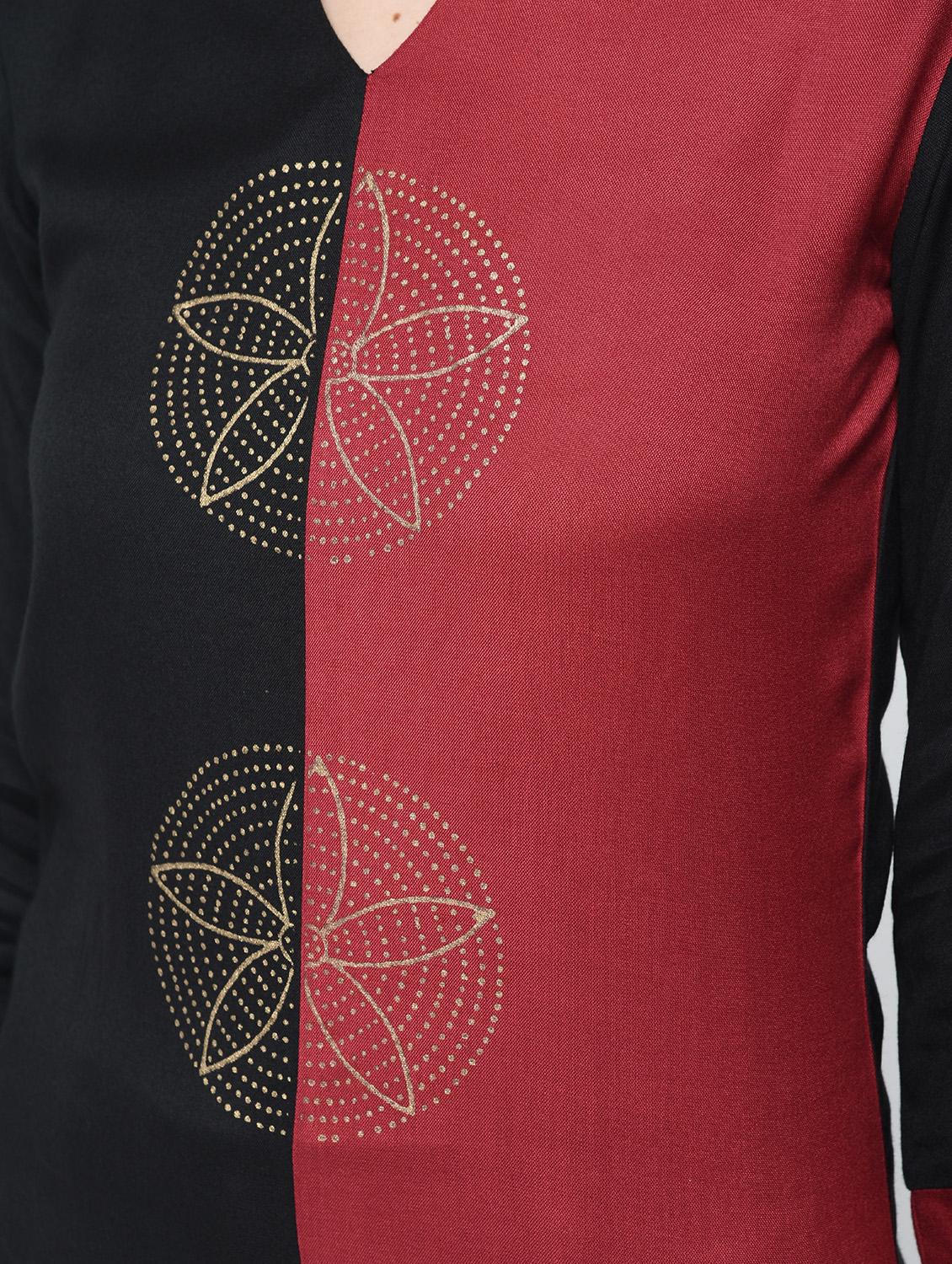 block printed straight kurta - 15312996 - Zoom Image - 5