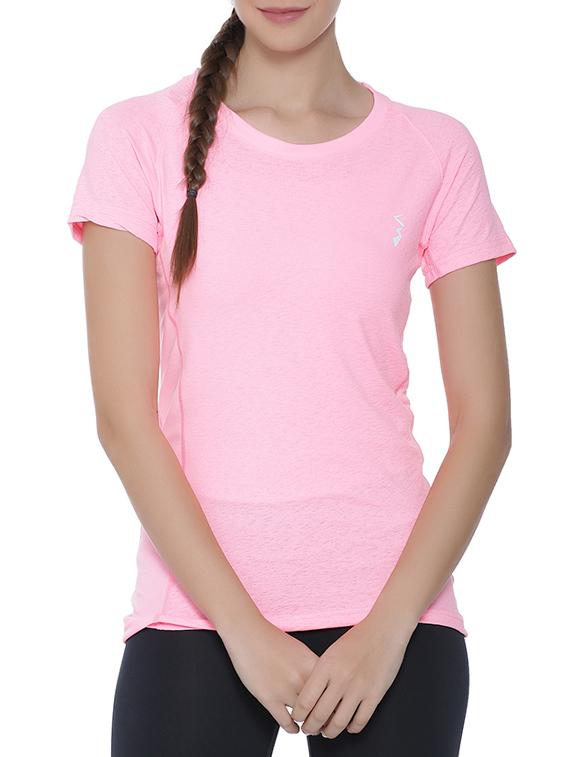 raglan sleeved round neck tee - 15313236 - Zoom Image - 1