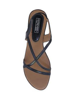 black back strap sandals - 15313719 - Standard Image - 4