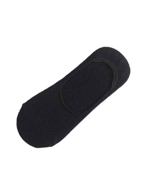 black cotton no show sock - 15313907 - Standard Image - 1