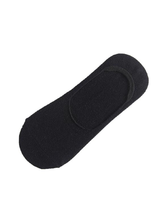 black cotton no show sock - 15313907 - Zoom Image - 1
