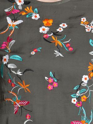 bell sleeved embroidered top - 15315556 - Standard Image - 4