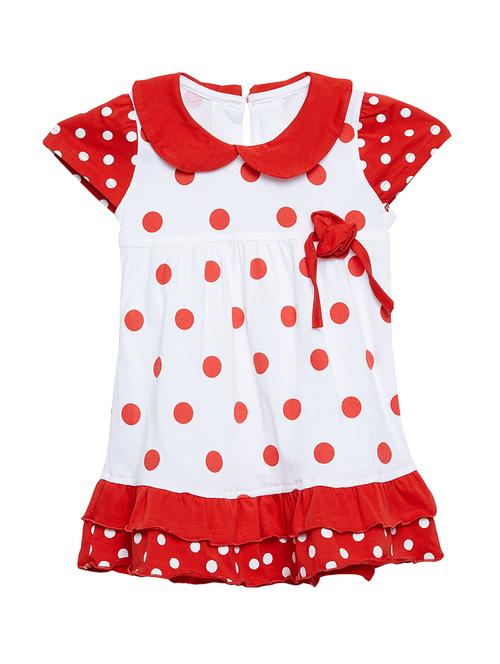 red cotton frock - 15315804 - Standard Image - 1