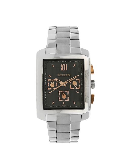Titan Black Dial Analog Watch For Men - 1679SM02 - 15317798 - Very Small Image - 1