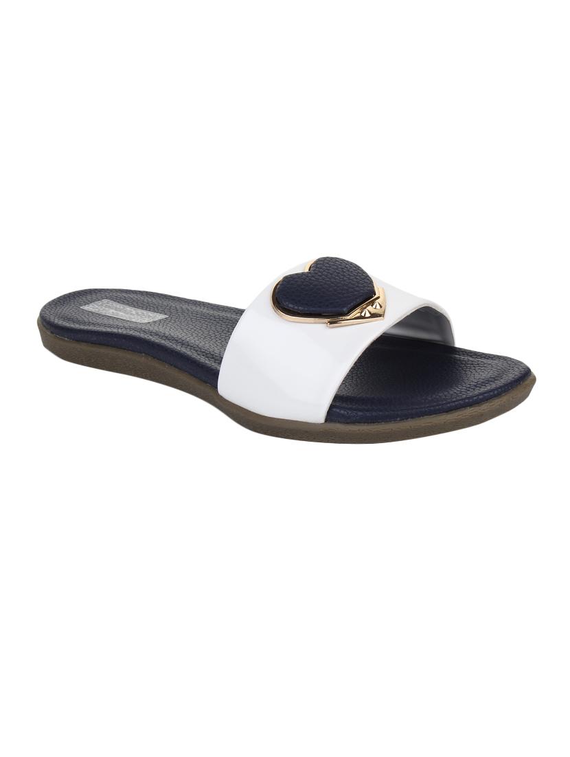 white slip on sandal - 15318242 - Zoom Image - 1