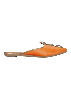 orange mules jutis & mojari - 15318640 - Standard Image - 2