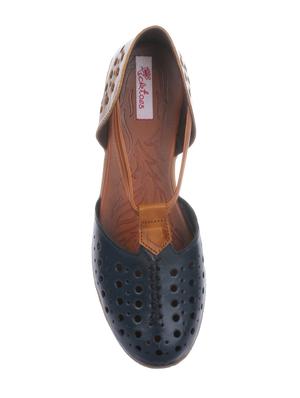 brown leather closed back sandal - 15318854 - Standard Image - 4