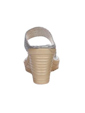 silver one toe wedge - 15318917 - Standard Image - 3