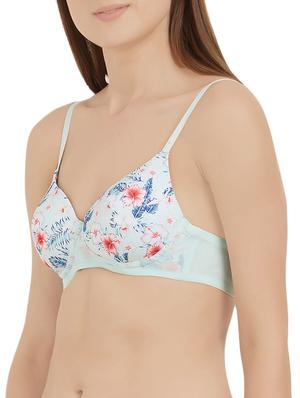 padded printed t-shirt bra - 15318967 - Standard Image - 2