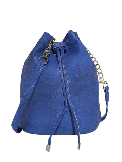 blue leatherette (pu) regular sling bag - 15319435 - Standard Image - 1