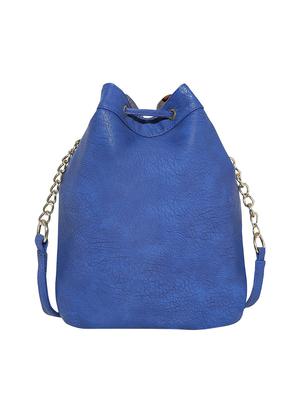 blue leatherette (pu) regular sling bag - 15319435 - Standard Image - 2