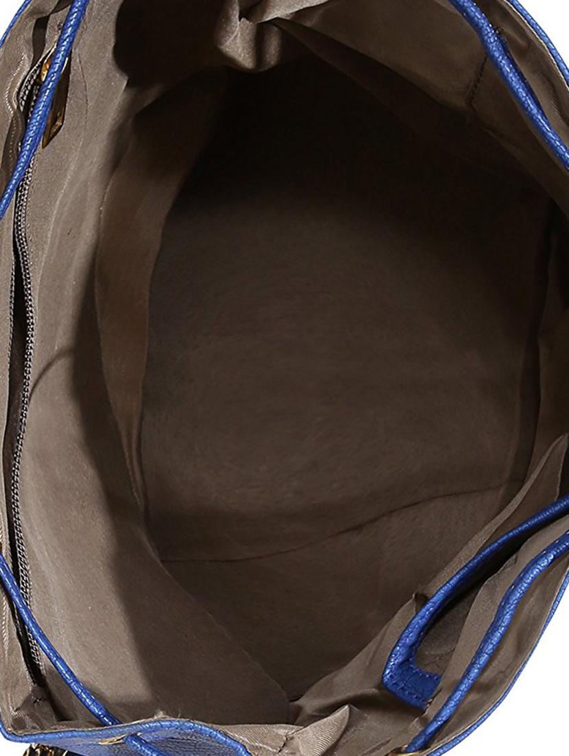blue leatherette (pu) regular sling bag - 15319435 - Zoom Image - 3