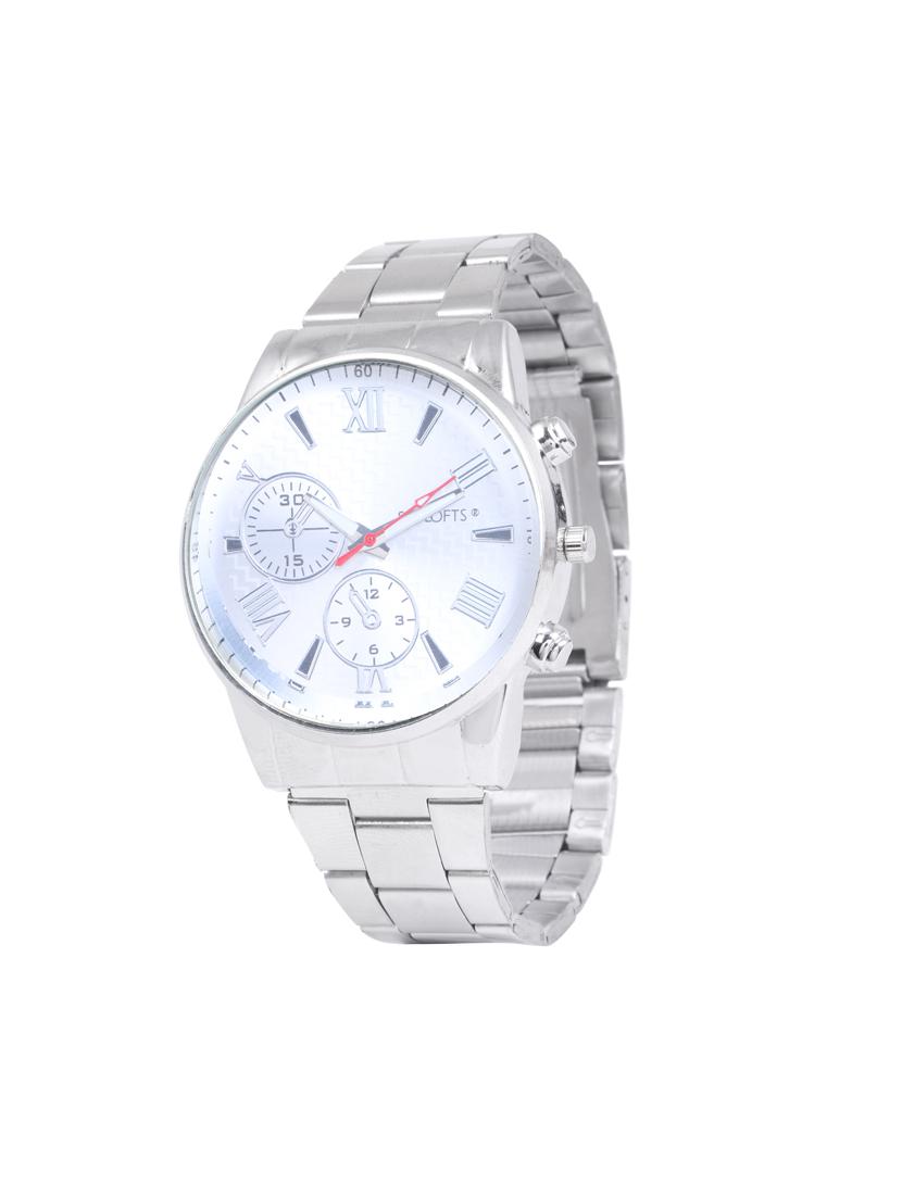 skylofts analog silver dial stainless steel watch - 15319455 - Zoom Image - 1