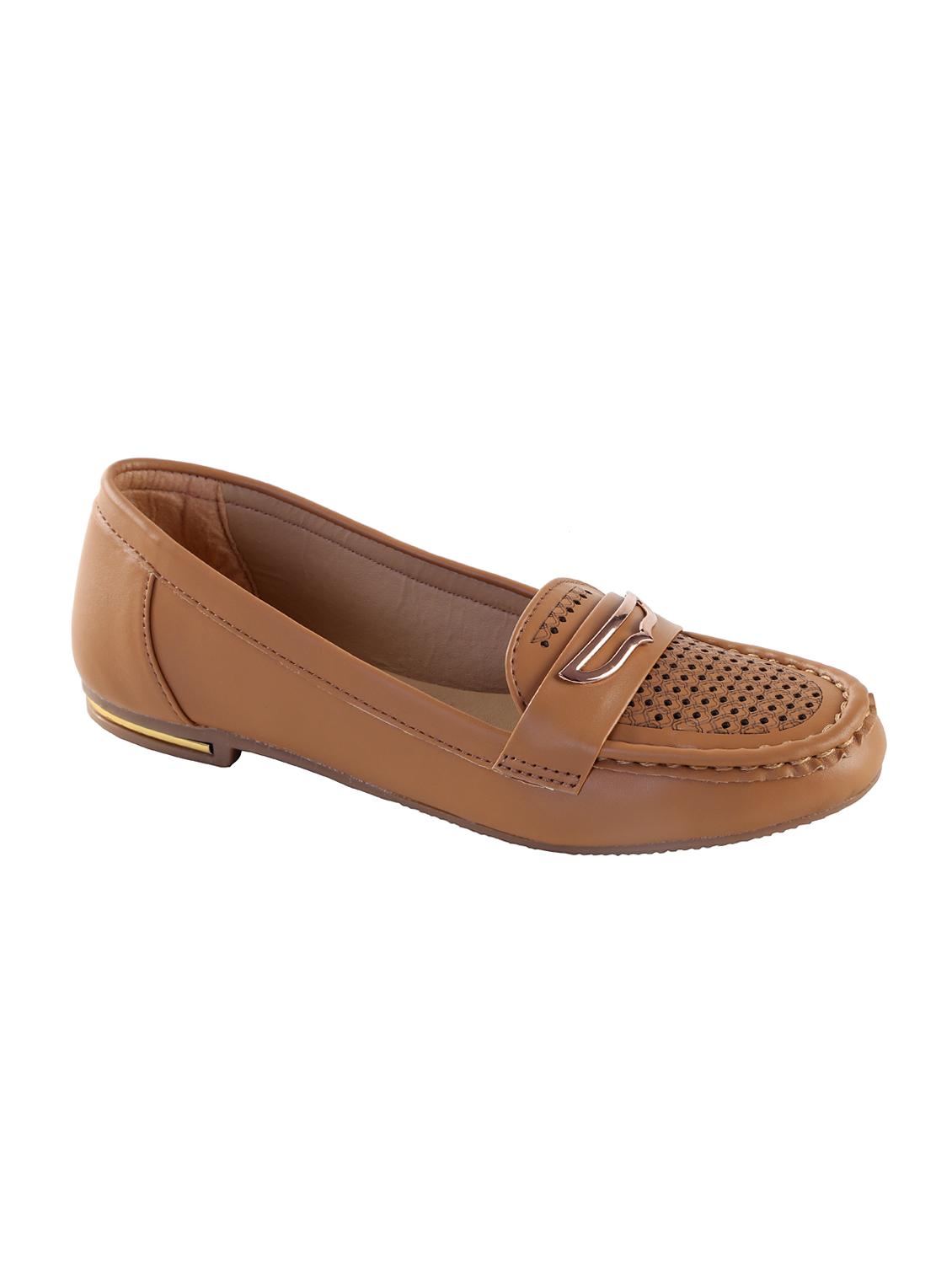 brown cut work slip on loafer - 15320254 - Zoom Image - 1