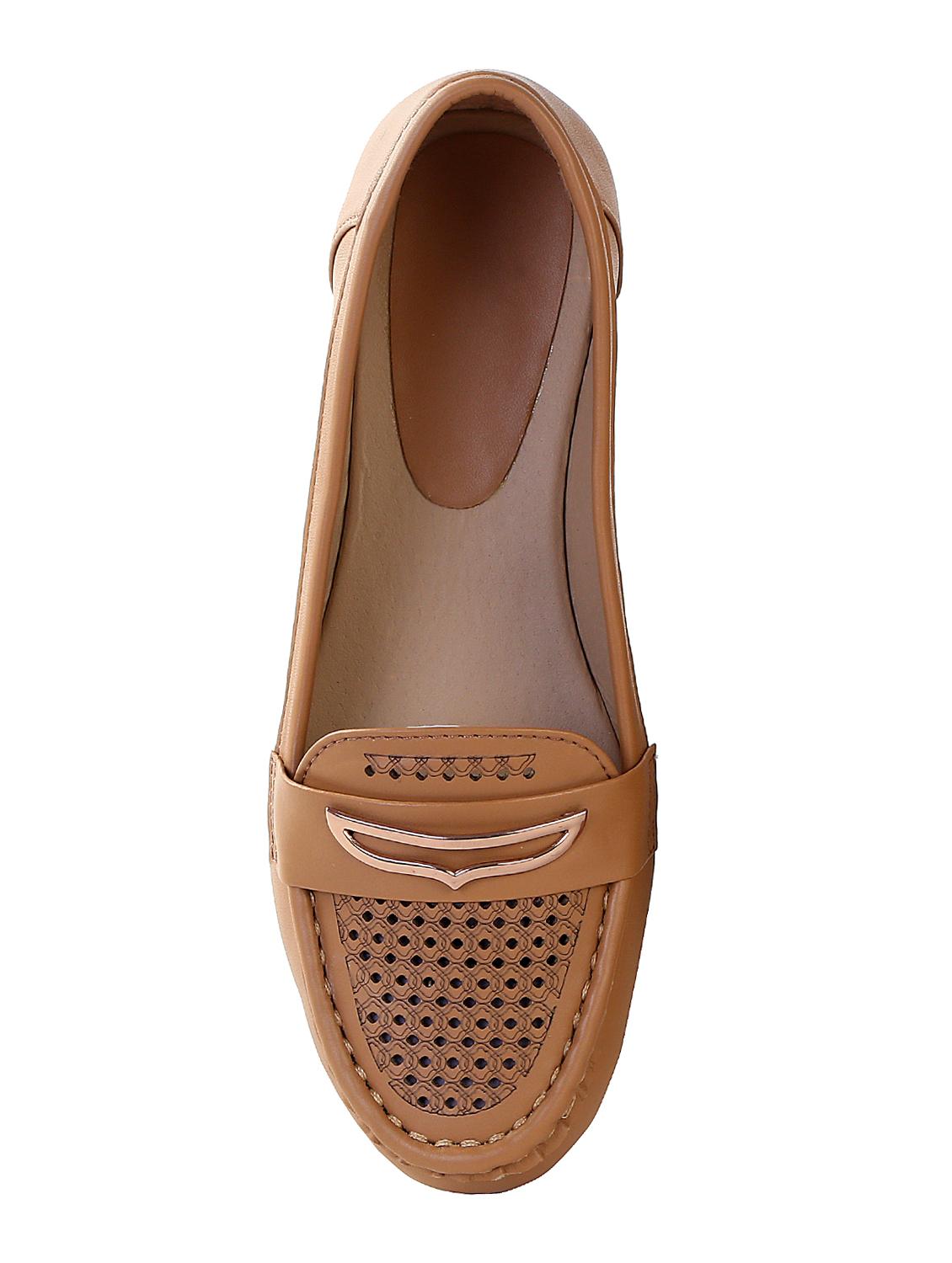 brown cut work slip on loafer - 15320254 - Zoom Image - 3
