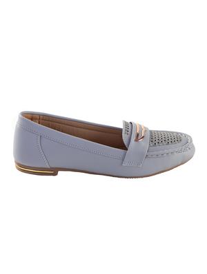 grey cut work slip on loafer - 15320305 - Standard Image - 2