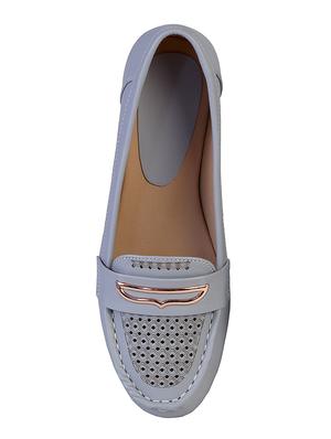 grey cut work slip on loafer - 15320305 - Standard Image - 3