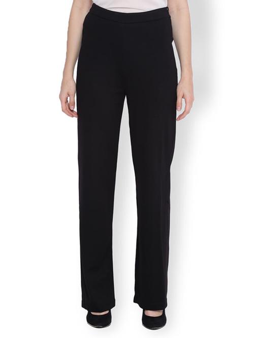 solid wide leg trouser - 15321108 - Very Small Image - 1