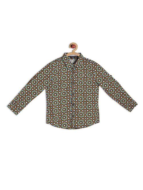 multi colored cotton blend shirt - 15321199 - Very Small Image - 1