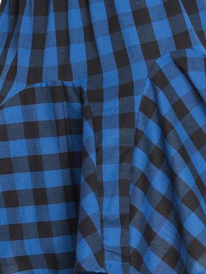 checkered gored skirt - 15322009 - Standard Image - 4
