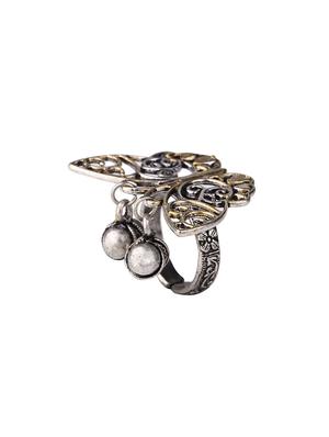 silver metal ring - 15322417 - Standard Image - 2