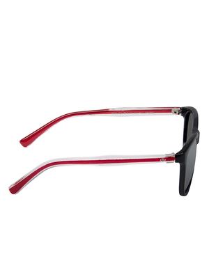david blake black round polarized & uv protected sunglass - 15323979 - Standard Image - 3