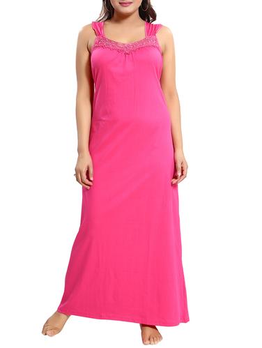 Lace trim nightgown - 15325174 - Very Small Image - 1