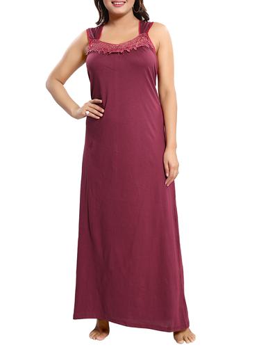 Lace trim nightgown - 15325175 - Very Small Image - 1