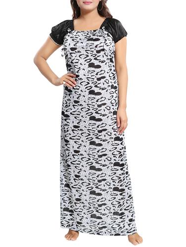 Printed nightwear gown - 15325178 - Very Small Image - 1