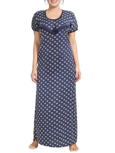 Printed maternity wear nightgown - 15325182 - Very Small Image - 1