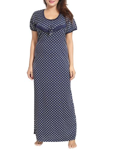 Printed maternity wear nightgown - 15325185 - Very Small Image - 1