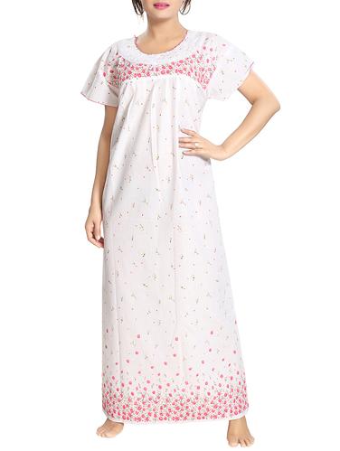 floral nightwear gown - 15325192 - Very Small Image - 1