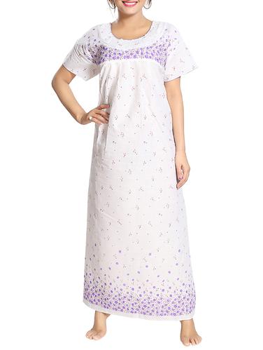 floral nightwear gown - 15325194 - Very Small Image - 1