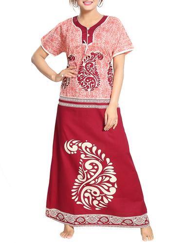 paisley sleepwear gown - 15325202 - Very Small Image - 1