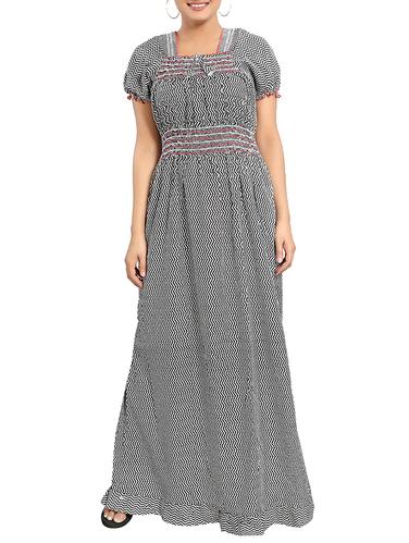 Smocking detail printed nightwear gown - 15325270 - Very Small Image - 1