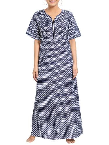 printed nightwear gown - 15325286 - Very Small Image - 1
