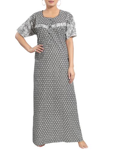 printed Maternity nightwear Gown - 15325293 - Very Small Image - 1