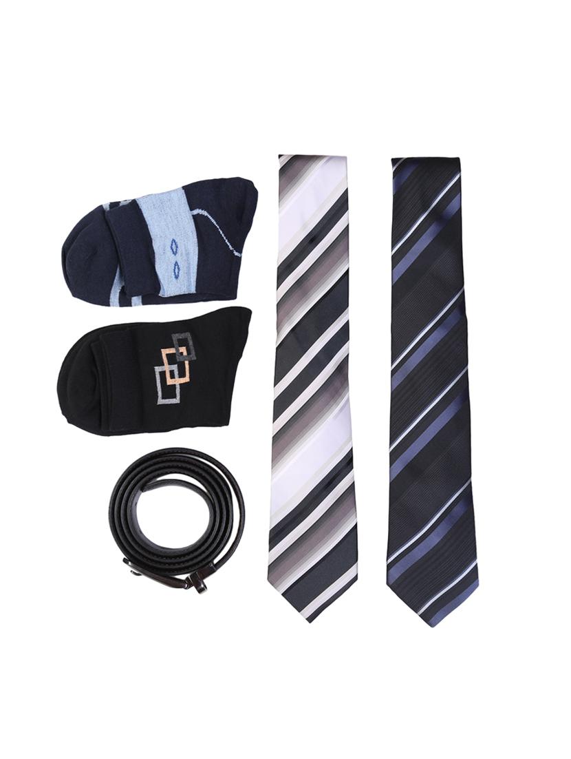 multi colored micro fiber te with socks and belt - 15326423 - Zoom Image - 1