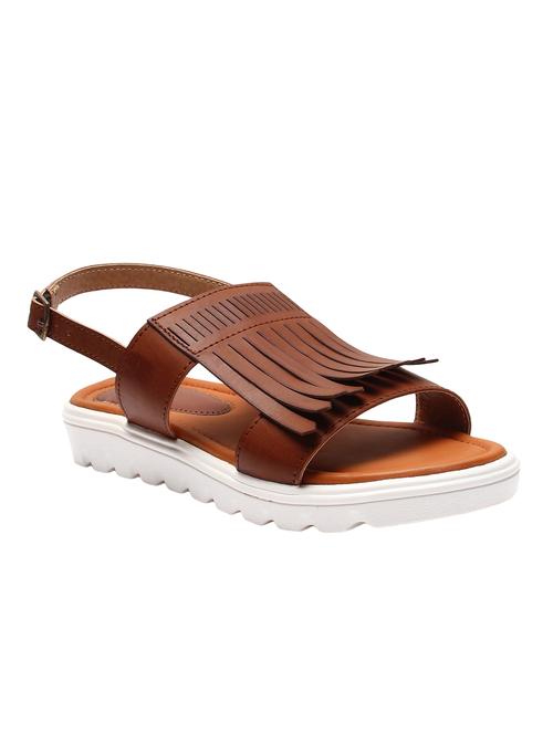 brwon back strap sandal - 15326631 - Standard Image - 1
