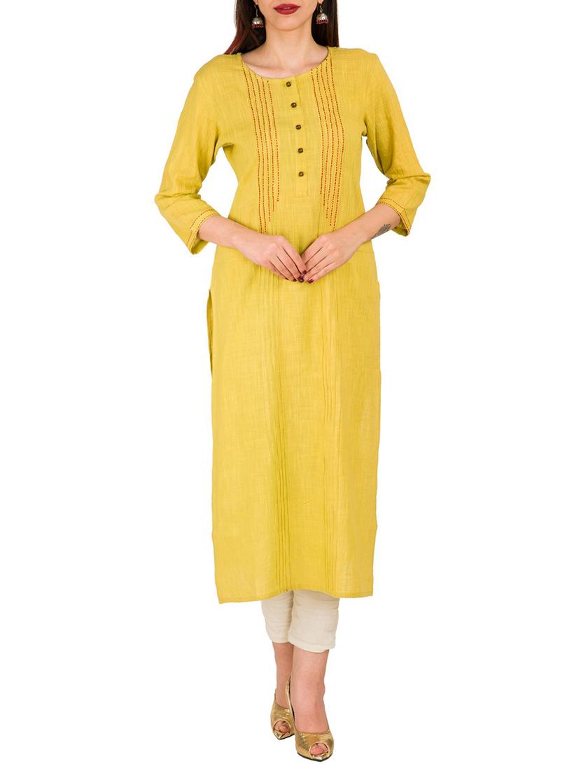 straight kaantha kurta - 15327008 - Zoom Image - 1