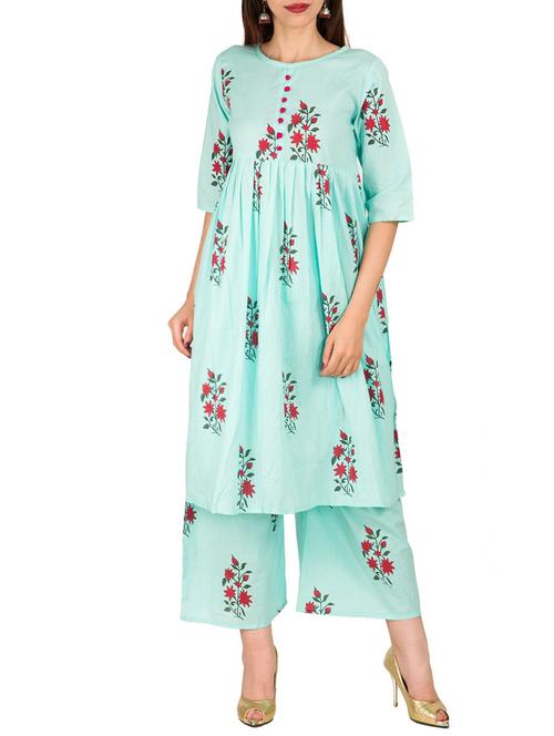 flared printed kurta - 15327010 - Standard Image - 1