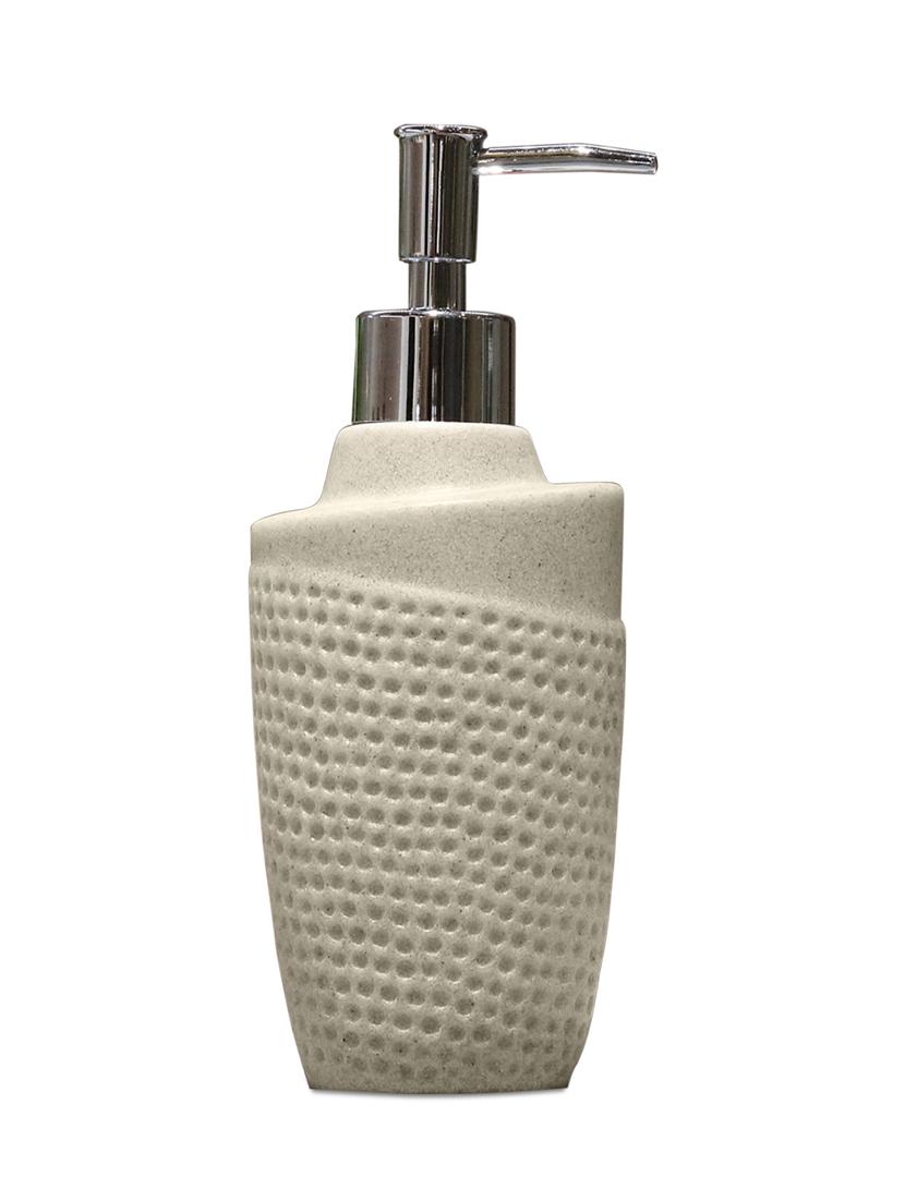liquid soap dispenser, beige polyresin soap dispenser for kitchen, bathroom or common basin - 15327154 - Zoom Image - 2