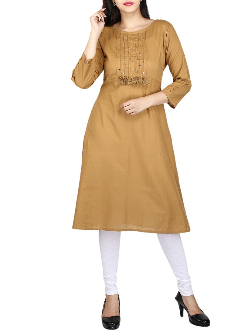 a-line tassles kurta - 15327217 - Zoom Image - 1