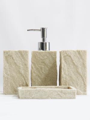 beige polyresin bath accessory - 15327389 - Standard Image - 2