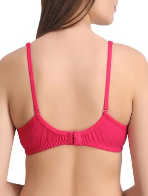 set of 3 contrast bow patch bras - 15327422 - Standard Image - 3