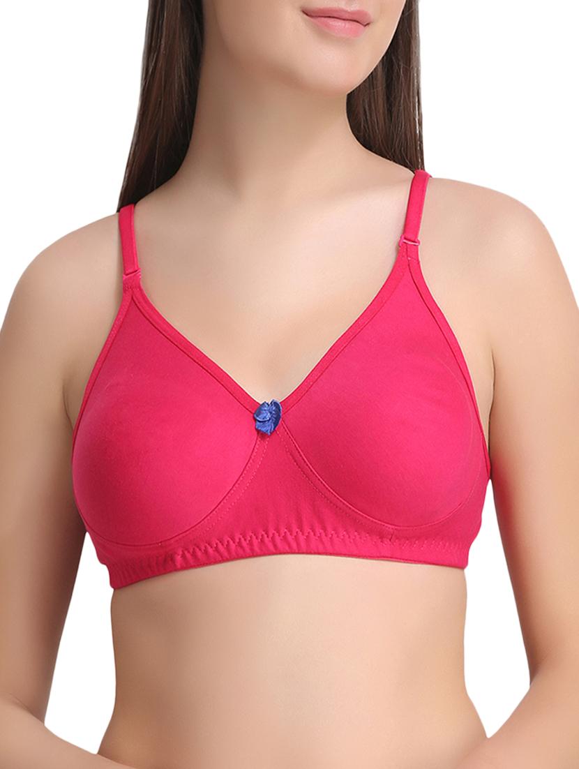 set of 3 contrast bow patch bras - 15327422 - Zoom Image - 2