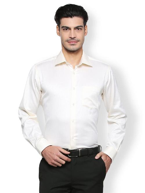 white cotton formal shirt - 15327502 - Standard Image - 1
